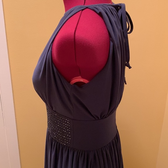 NWT Diva Collection Sequin Waist sleeveless gown with Bra - Picture 6 of 15